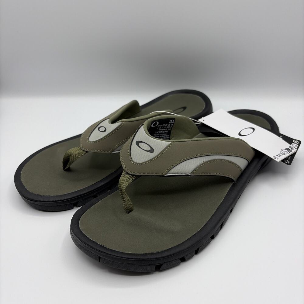 Oakley O Coil Sandal Army Green FOF100418 Men’s Sz 10 New